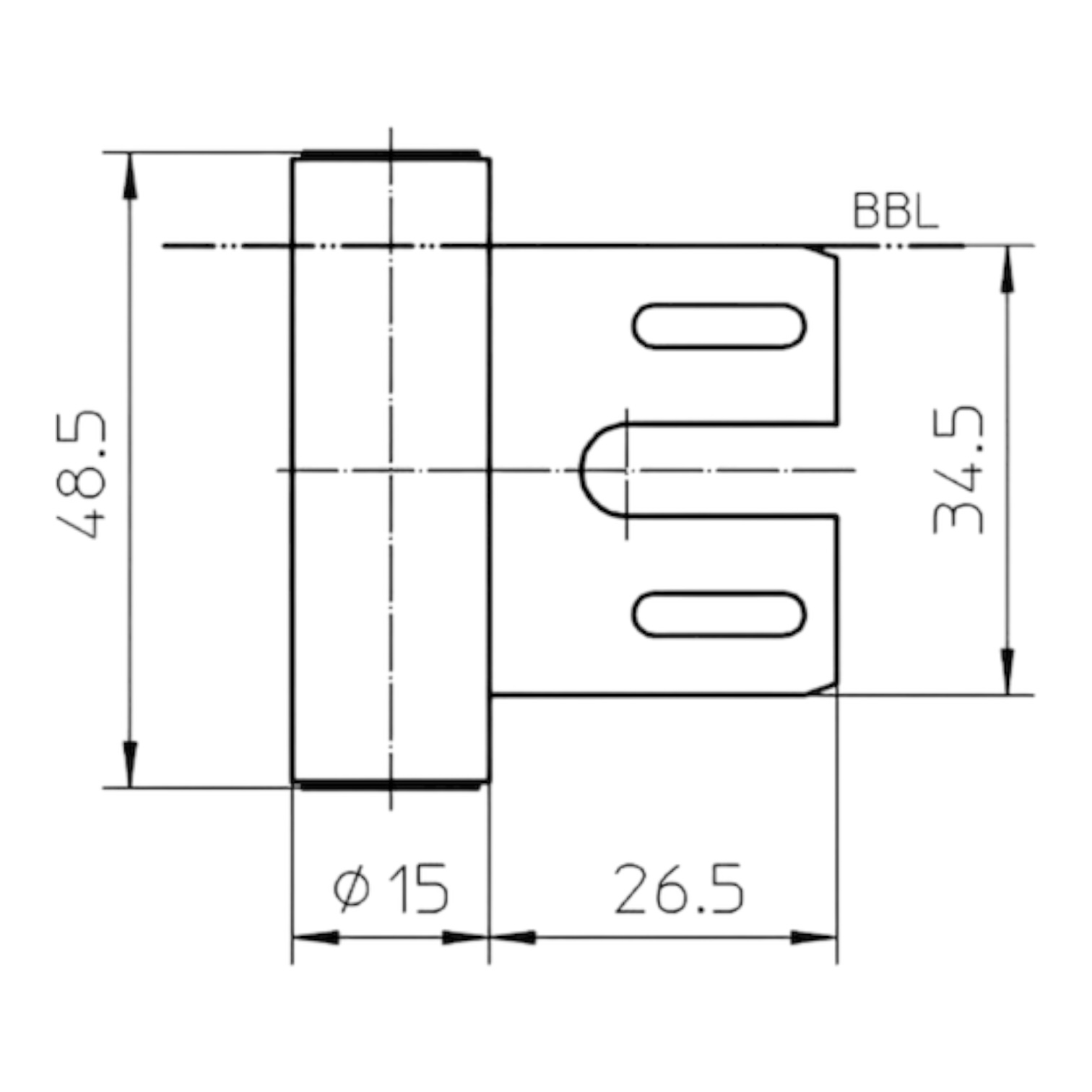 Rahmenteil 3-teilige Stahlzarge V8000 WF