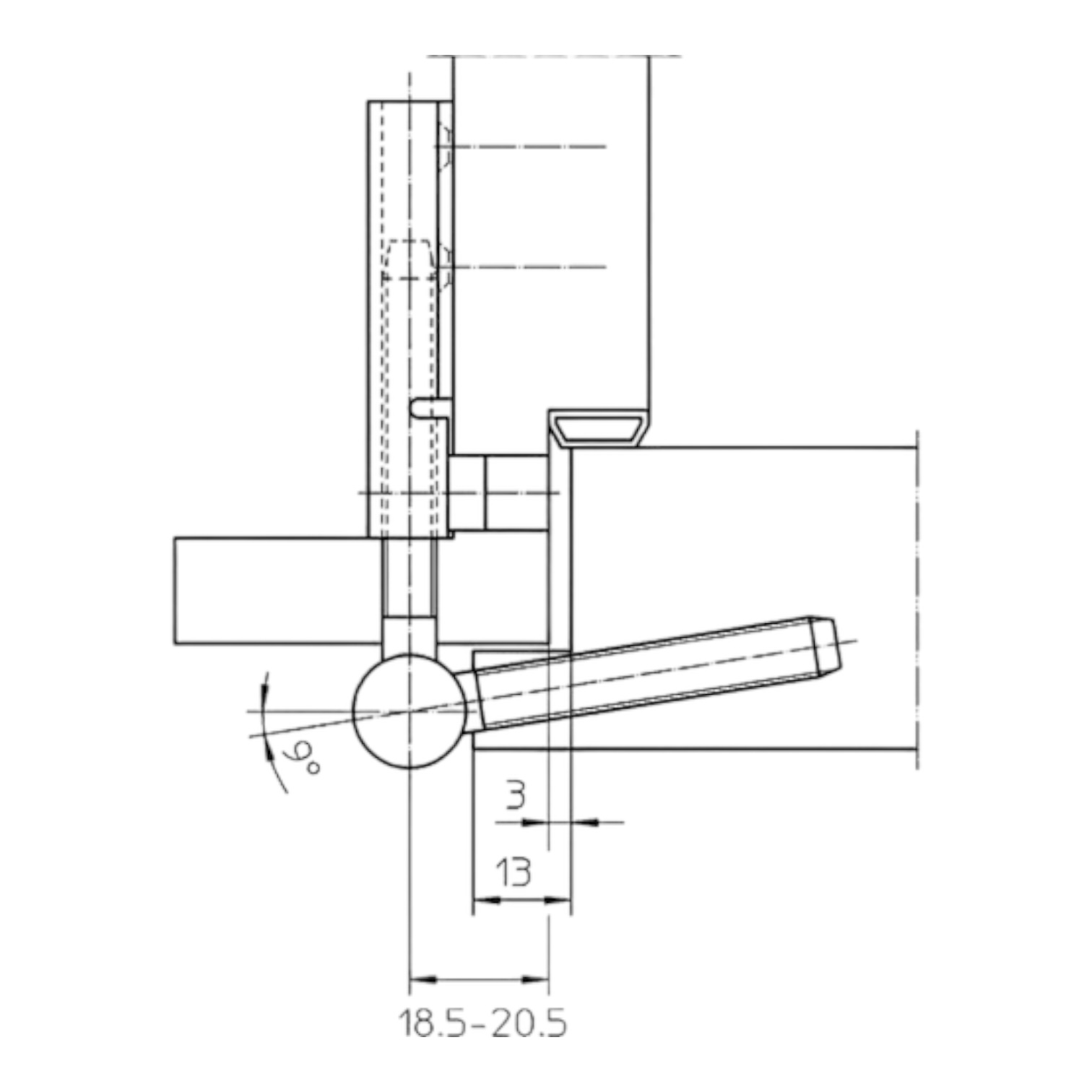 Flügelteil V0020  für Zimmertüren