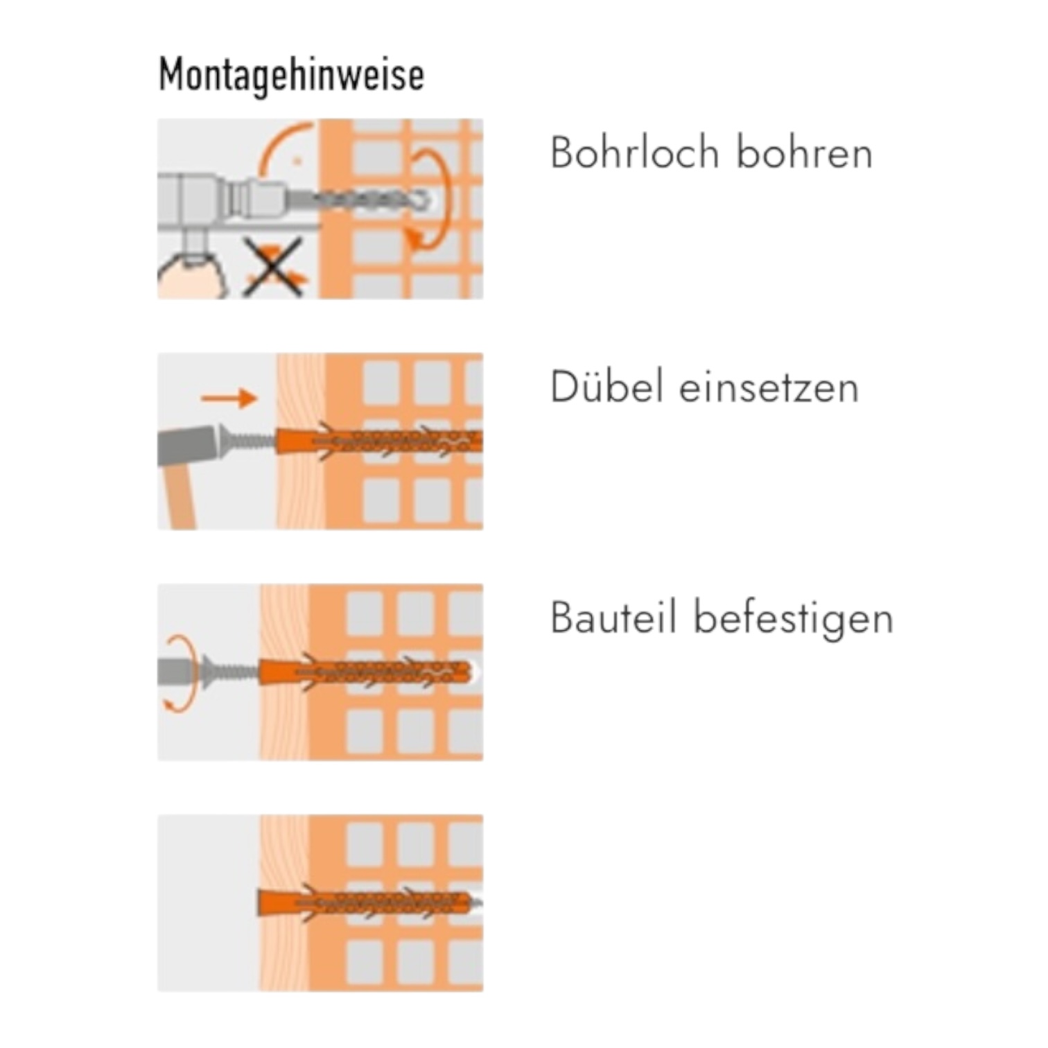 Kunststoff Lochsteindübel