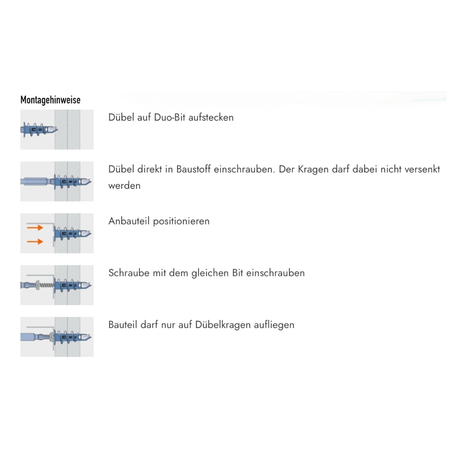 Jet-Plug/Gipskartondübel/Einschraubdübel - Metall 39mm
